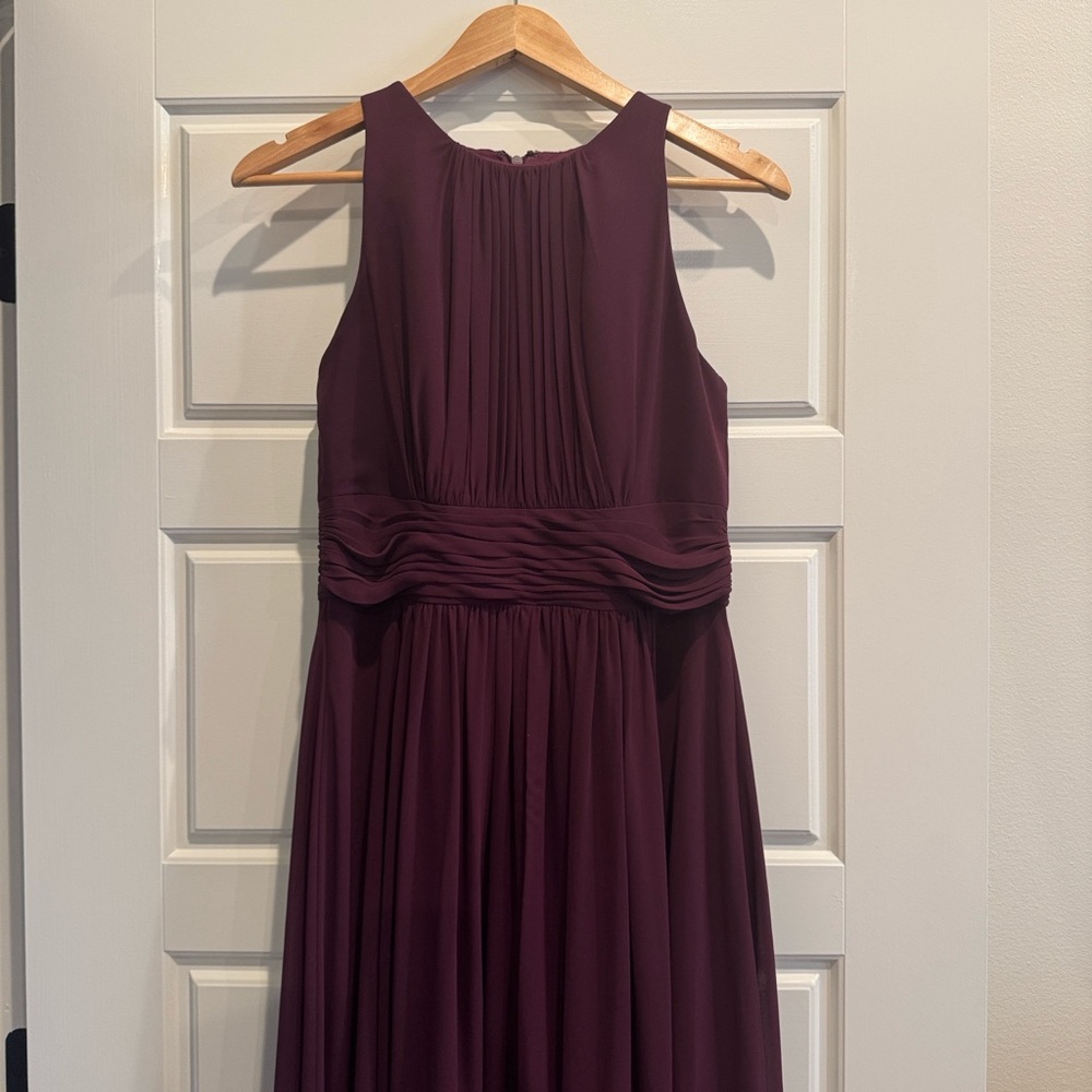 Ralph Lauren Burgundy Evening Dress